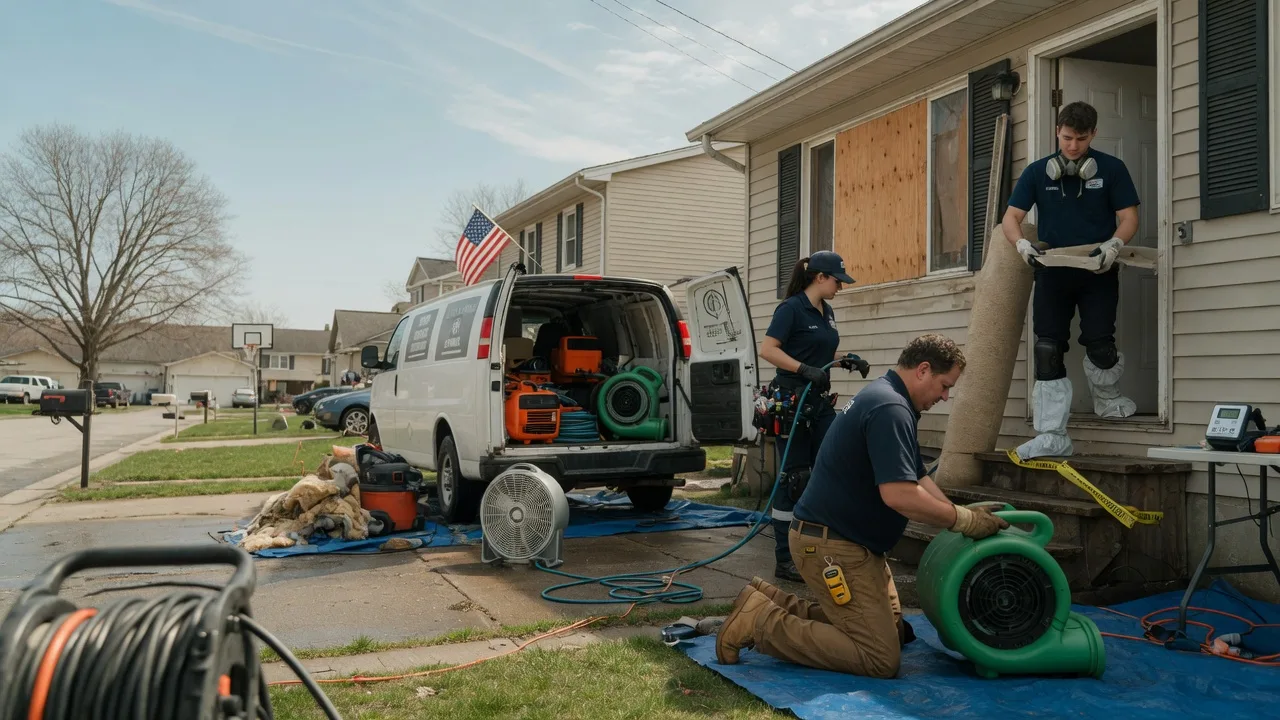 Water Damage Restoration in Bushnell, IL near me